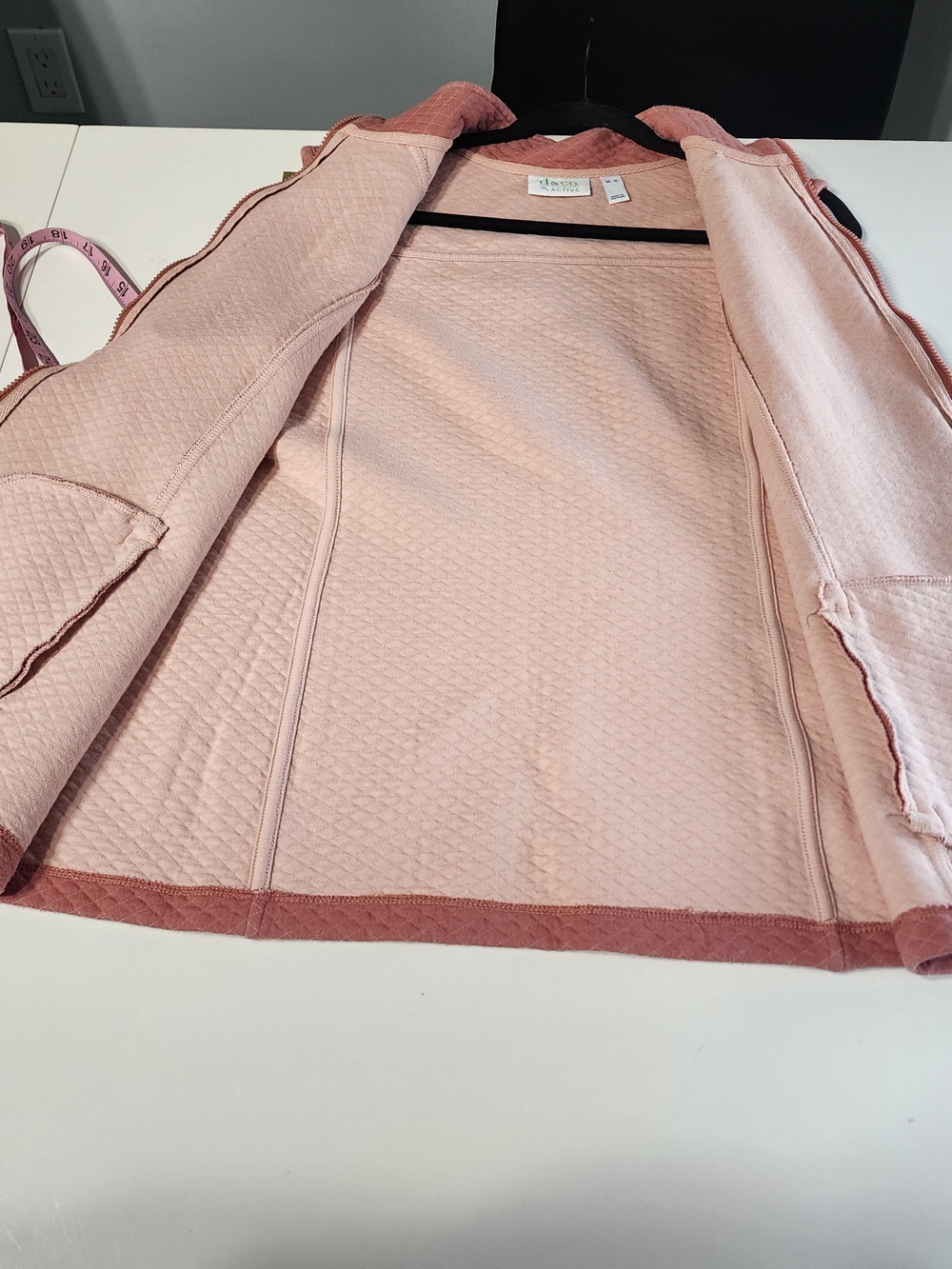 Puffer Vest in Dusty Rose Fall Fashion Streetwear Gorpcore - Picture 7 of 8